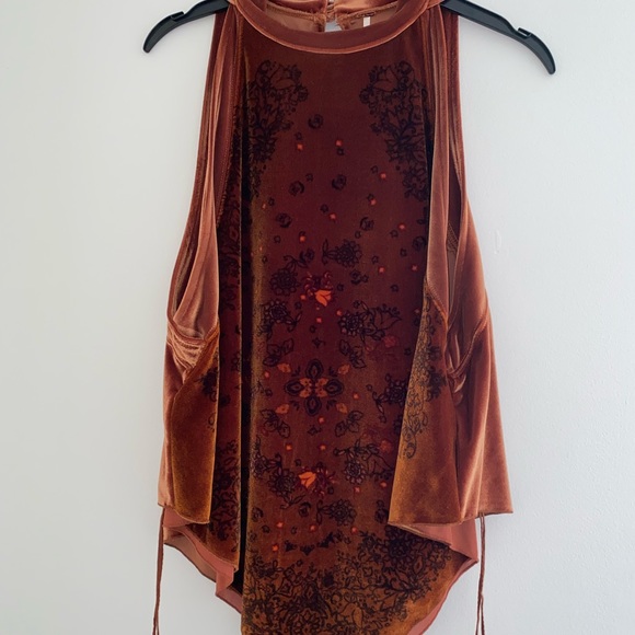 Free People Bandana Velvet Tank - Picture 4 of 7